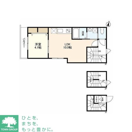 ウェルスクエア笹塚の物件間取画像